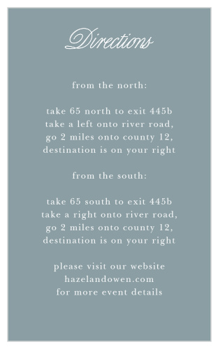 Golden Gate Direction Cards