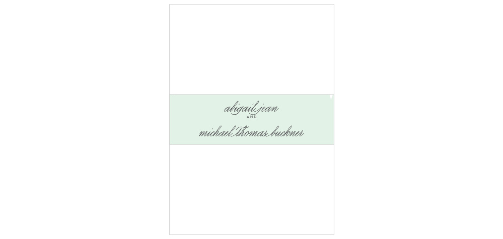 Palm Beach Wedding Belly Bands