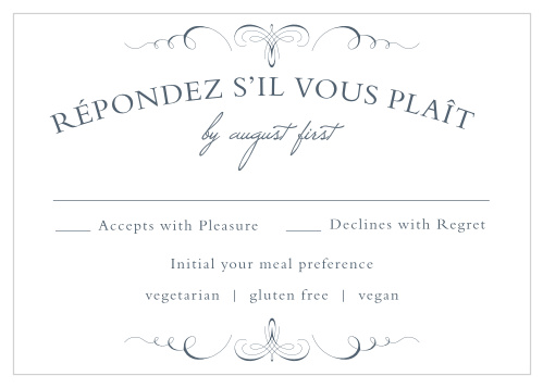 Old World Winery Response Cards