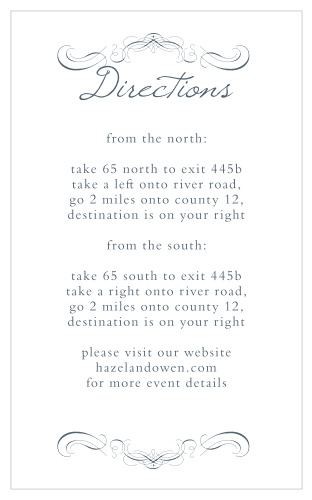 Old World Winery Direction Cards