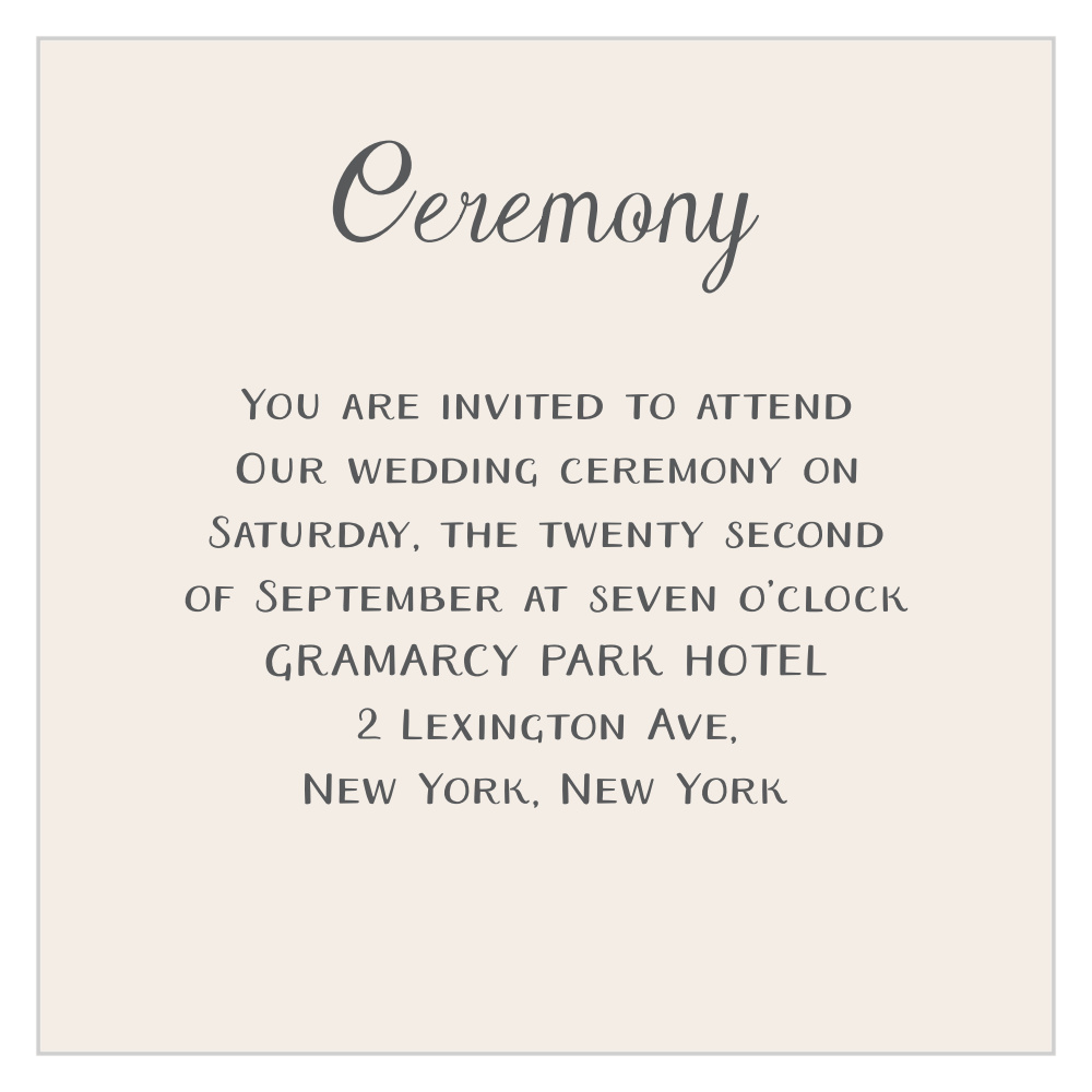 Forest Escape Ceremony Cards
