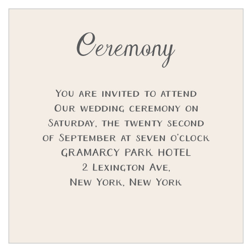 Forest Escape Ceremony Cards
