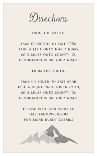 Forest Escape Direction Cards