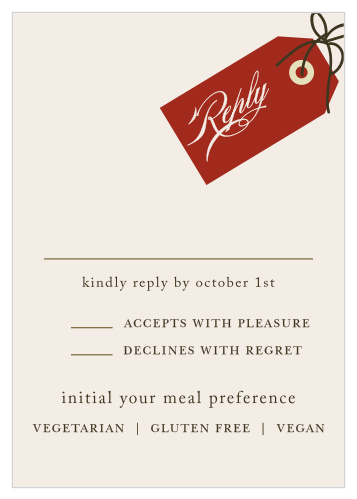 Lavish Luggage Response Cards