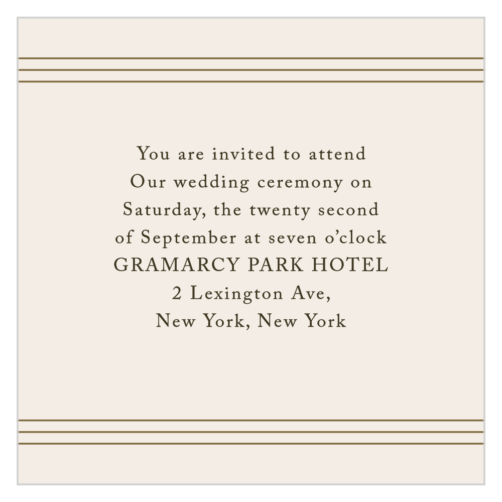 Lavish Luggage Ceremony Cards