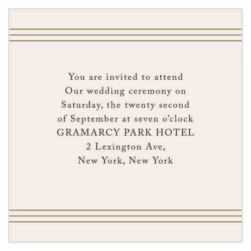 Lavish Luggage Ceremony Cards