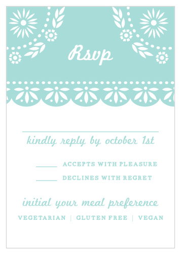 Papel Picado Response Cards