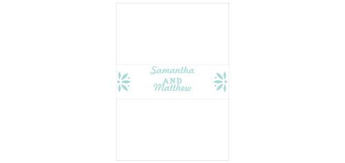 Papel Picado Wedding Belly Bands