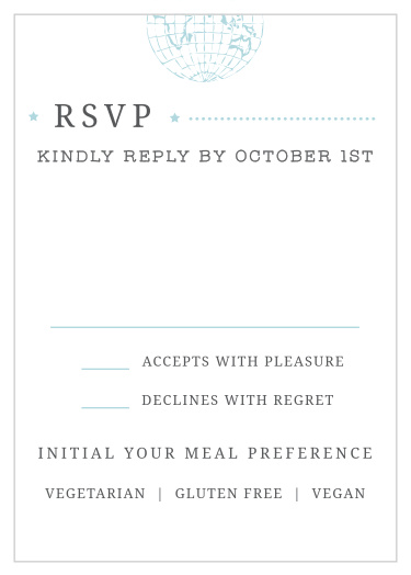 Bon Voyage Response Cards