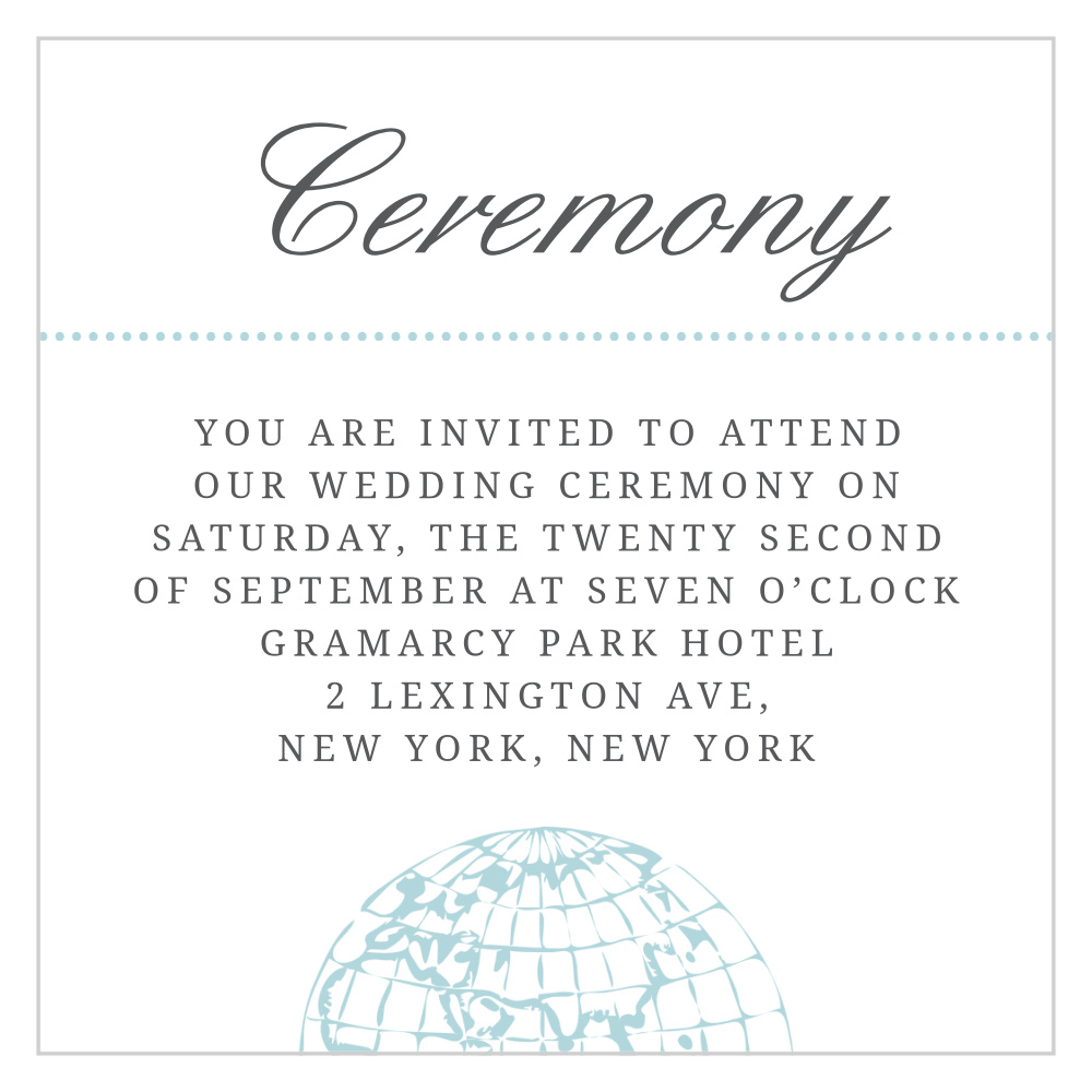 Bon Voyage Ceremony Cards