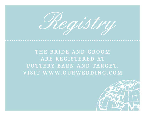 Bon Voyage Registry Cards
