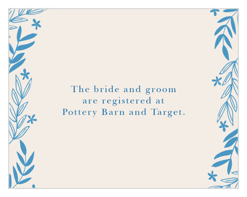 Spring Garden Registry Cards