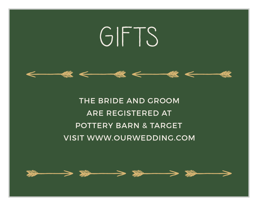 Summer Camp Weekend Foil Registry Cards