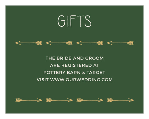 Summer Camp Weekend Foil Registry Cards