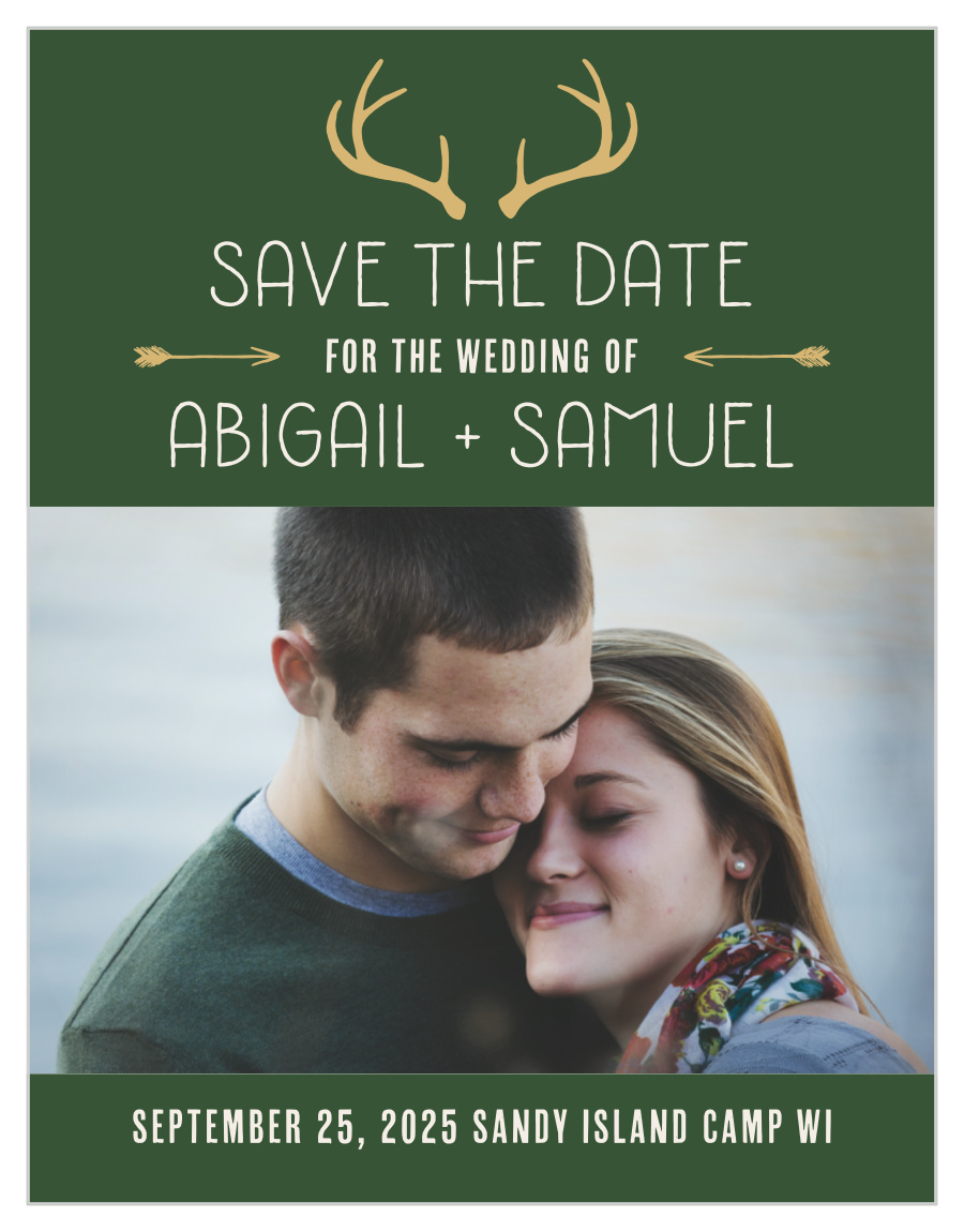 Summer Camp Weekend Foil Save the Date Magnets