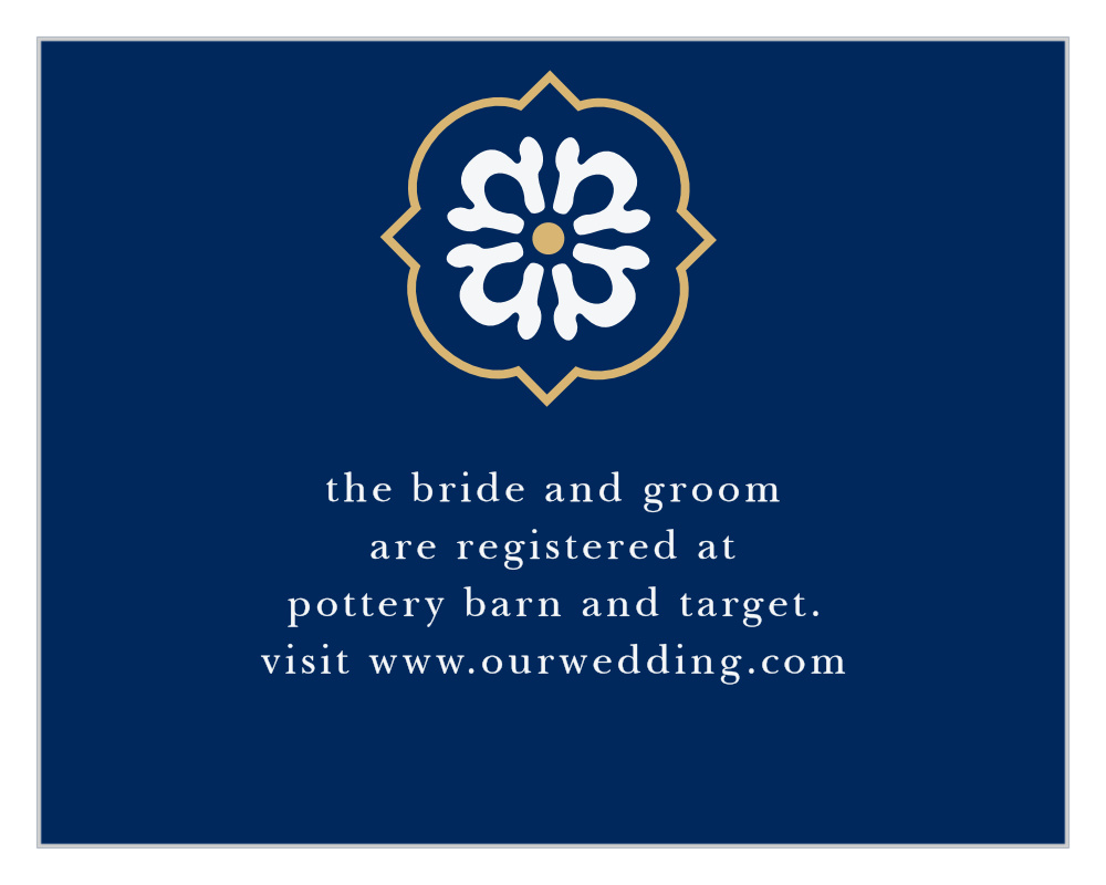 Spanish Tile Foil Registry Cards