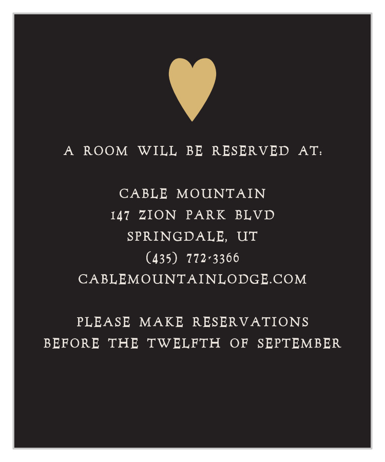 Lady Luck Foil Accommodation Cards