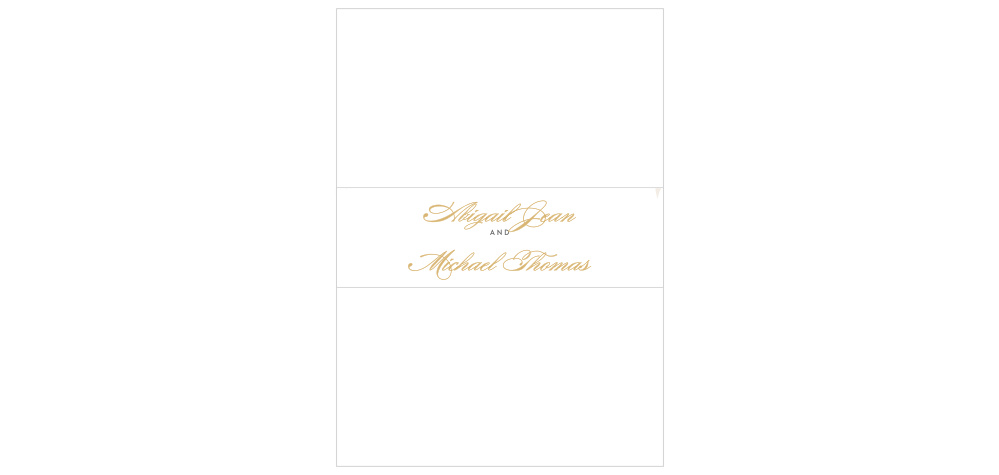 Tropical Flamingo Foil Wedding Belly Bands