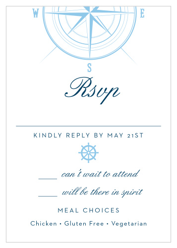 Nautical Compass Response Cards