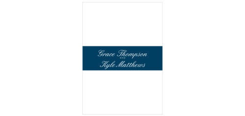 Nautical Compass Wedding Belly Bands