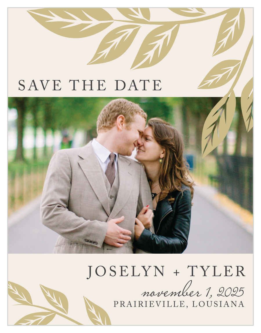 Lovely Laurel Save the Date Cards
