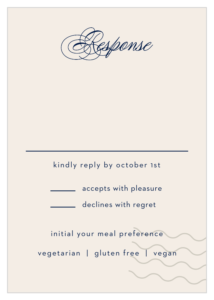 Posh Postmark Response Cards