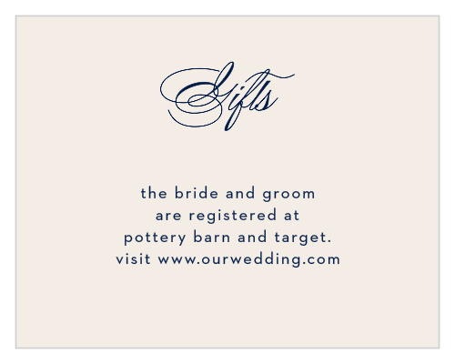 Posh Postmark Registry Cards