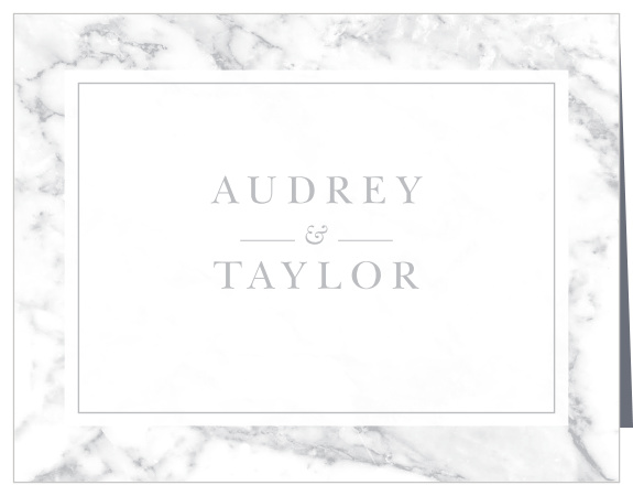 Cool Marble Wedding Thank You Cards