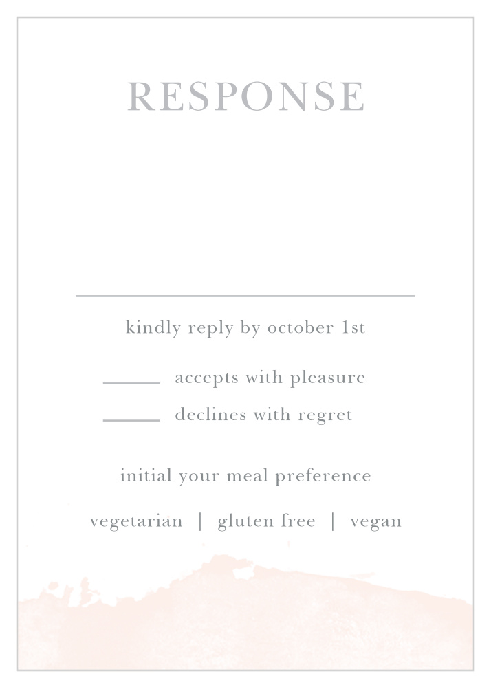 Dip Dye Response Cards