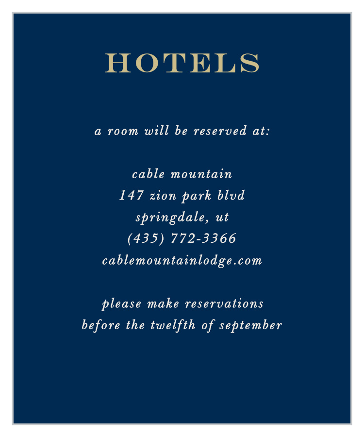 Gorgeous Geode Accommodation Cards