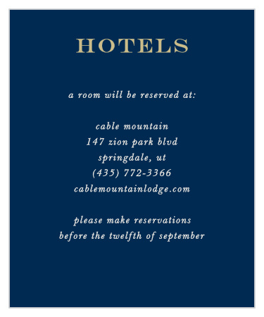 Gorgeous Geode Accommodation Cards