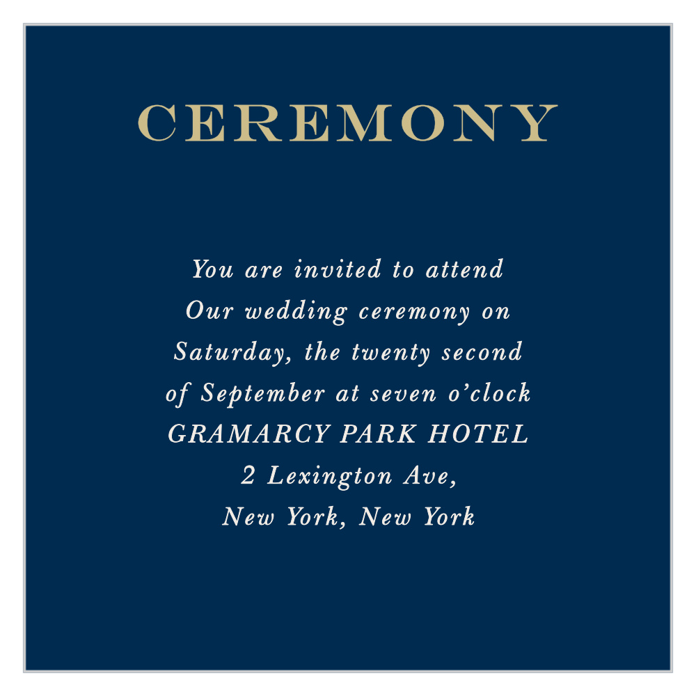 Gorgeous Geode Ceremony Cards