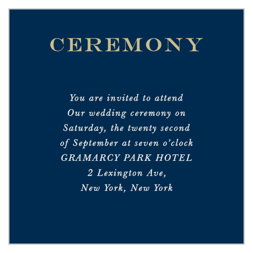 Gorgeous Geode Ceremony Cards