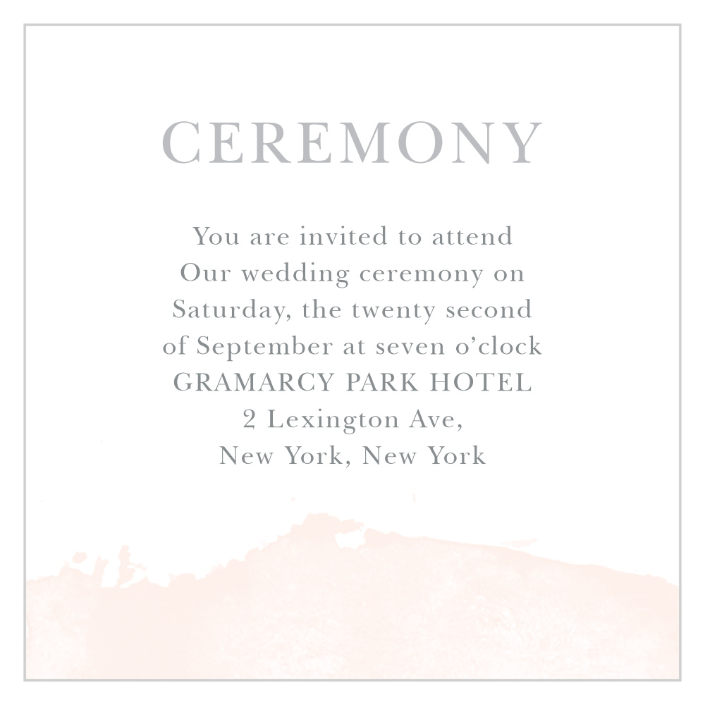 Dip Dye Ceremony Cards