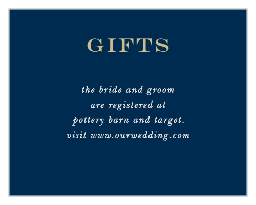Gorgeous Geode Registry Cards