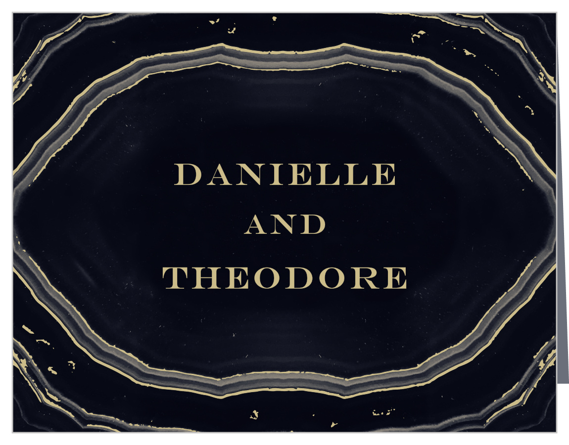 Gorgeous Geode Wedding Thank You Cards