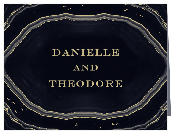 Gorgeous Geode Wedding Thank You Cards