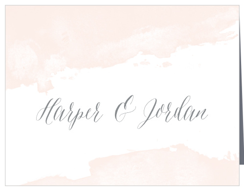 Dip Dye Wedding Thank You Cards