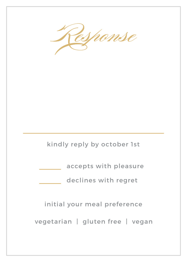 Marbled Paper Foil Response Cards