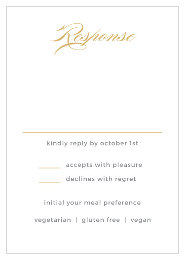 Marbled Paper Foil Response Cards