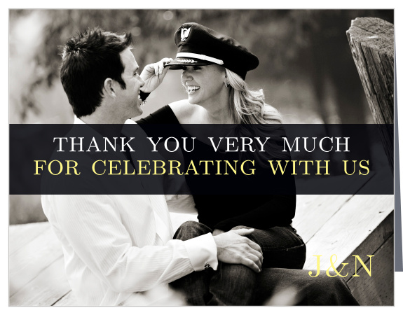 Forever Modern Wedding Thank You Cards