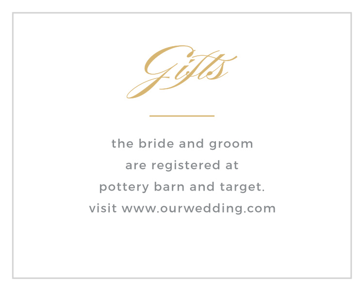 Marbled Paper Foil Registry Cards