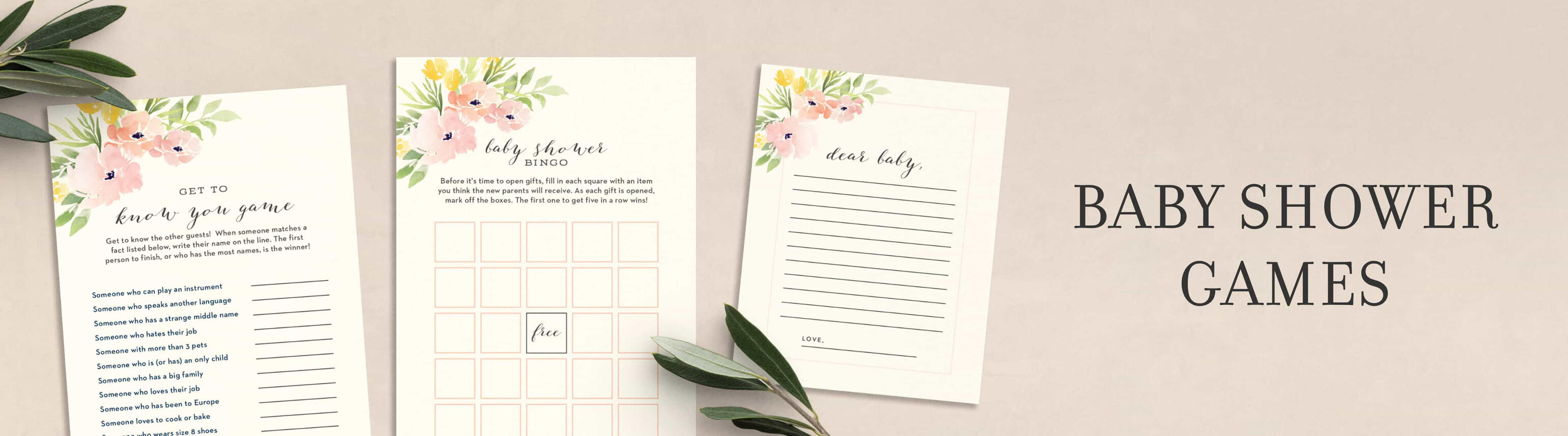 Baby Shower Games