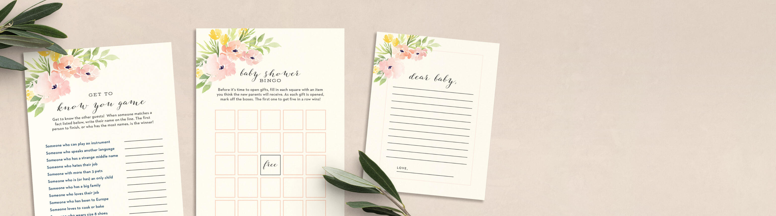 Baby Shower Games