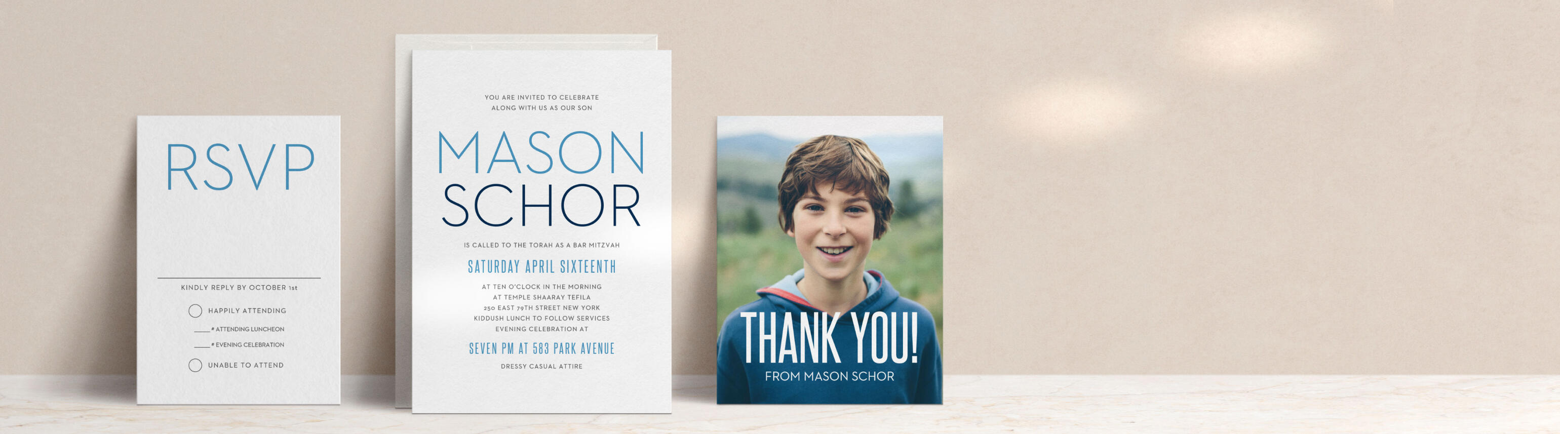 Bar Mitzvah Invitations