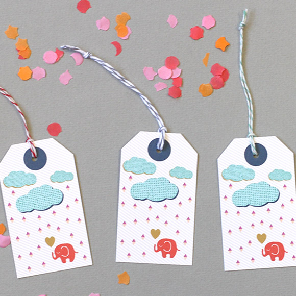 Elephant Gift Tags size: 1 5/8" x 3 7/8If you've been invited to a Baby Shower, these baby gift tags are perfect to use for your gifts!