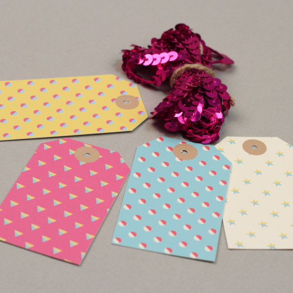Size: 1 3/4" x 3"Share your joy and cheer with these Bright gift tags. Our printable gift tag labels are easy to add to gift bags, packages, bottles, jars and more. 12 Bright gift tags without any text and 12 Bright gift tags with different holiday messages. 