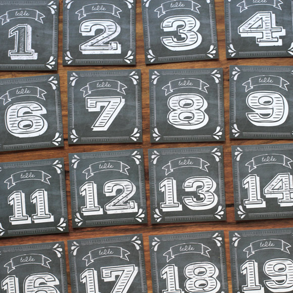 Size: 5" x 5" | 127mm x 127mmThese Rustic Chalkboard Table Numbers are a practical and pretty decoration for your wedding table. Available in the numbers 1 through 30, these printable wedding table numbers are easy to print on your own personal printer, or you can have them printed at a local print shop or copy center. This PDF is set up with 2 table numbers on a page with crop marks. To keep our prices low we're unable to customize the wording or color of this printable.It's very easy to purchase the PDF of these table numbers:Step 1: Add this item to your cartStep 2: Go through the Secure Check OutStep 3: Within minutes you'll receive an email with a link to download your PDF.Its easy to print and cut these items:Step 1: Open your PDF in either Acrobat, Photoshop or Illustrator.Step 2: Print on 8.5" x 11" or A4 cardstock.Step 3: Trim using crop marks with an X-Acto knife or paper cutter.