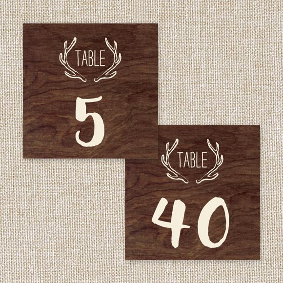 Size: 5" x 5" | 12.7cm x 12.7cm Set up: 2 table numbers on 8.5" x 11" page or A4, 20 pages total. Colors: dark wood, creamAvailable in the numbers 1 through 40. No printed table numbers will be mailed to you. After you purchase this digital item, you can instantly download your PDF to print on your own. 