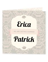 Subtle Peonies Wedding Invitations